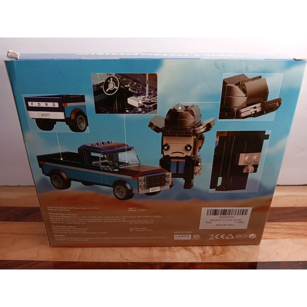 Dutton Ranch Building Blocks Set Yellowstone Merchandise Collection Kayce Dutton